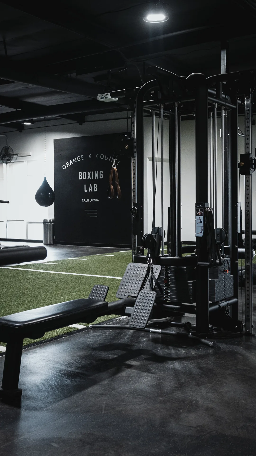 Inside the gym